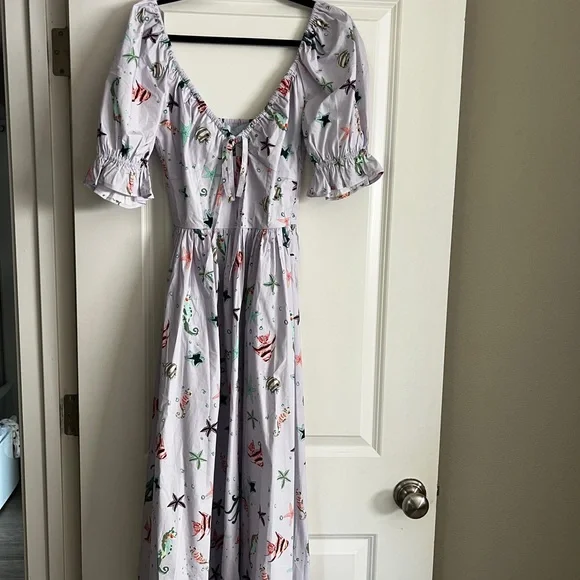 NWT Hill House Ophelia Sea Creatures Dress - Picture 3 of 9